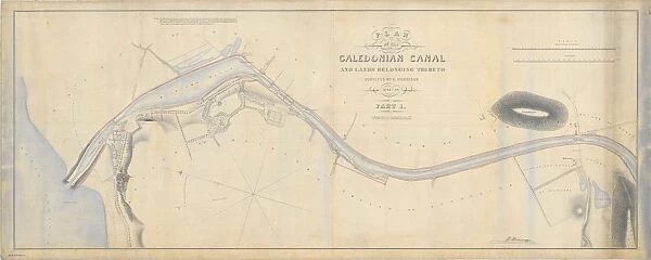 Plan of the Caledonian Canal and lands belonging thereto Part I