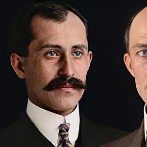 Portrait of brothers Orville and Wilbur Wright, 1905 (photo)