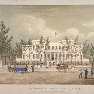 View of the Sailors Home on East India Dock Road, Poplar, London